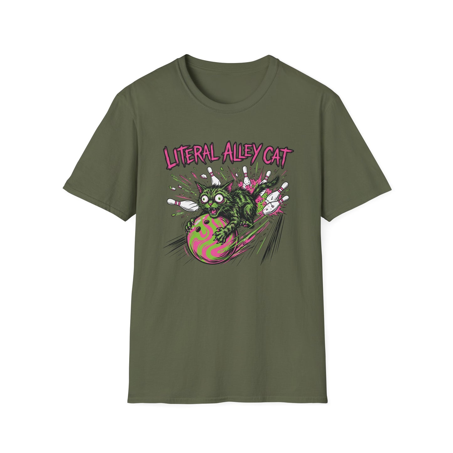 Literal alley cat funny bowling T-Shirt
