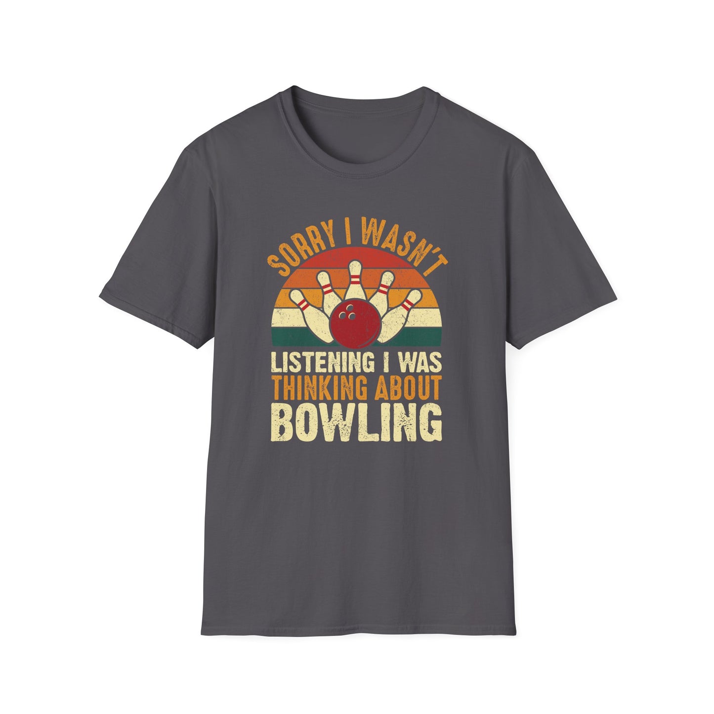 Thinking about Bowling funny T-Shirt