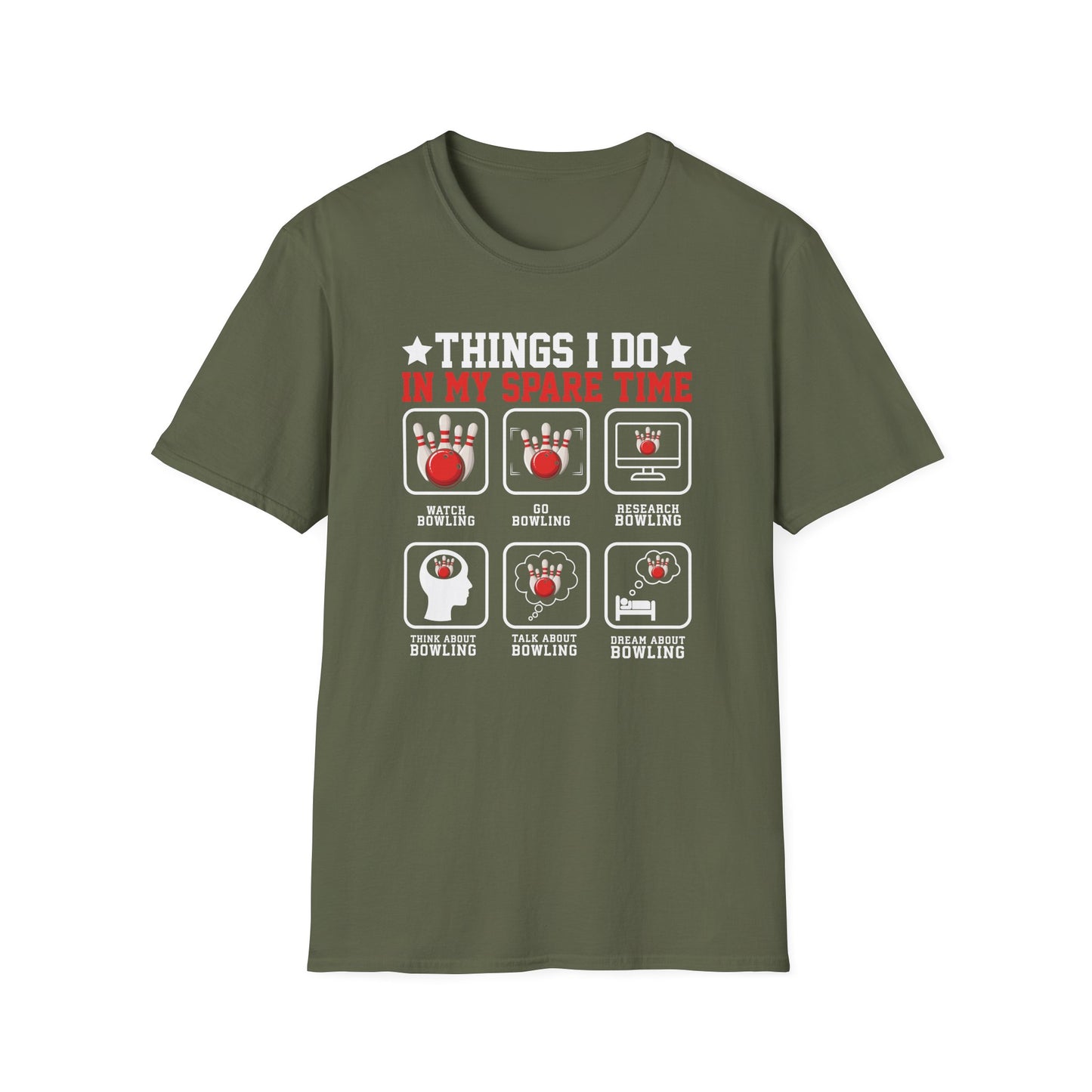 Thing I do in my spare time bowling T-Shirt