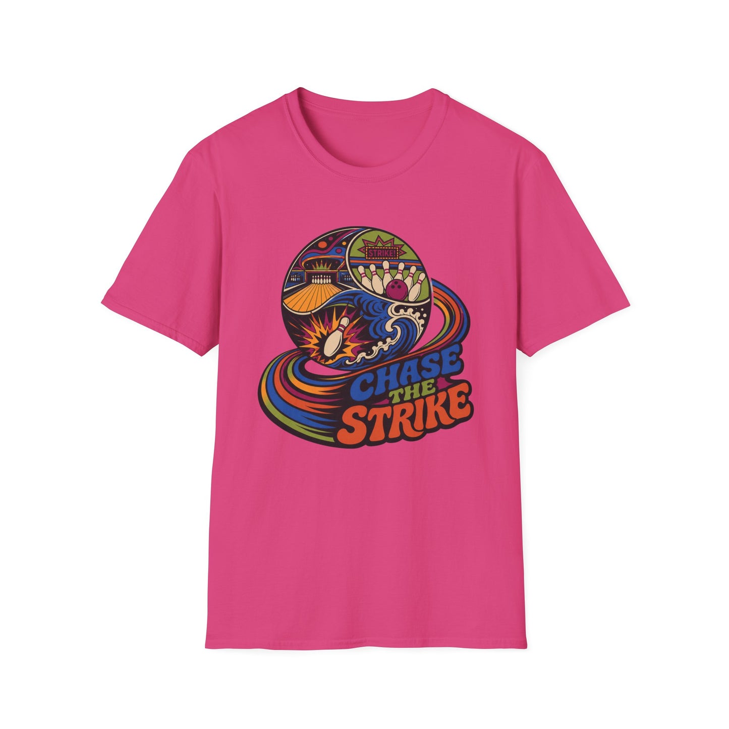 Chase the strike retro Bowling T-Shirt