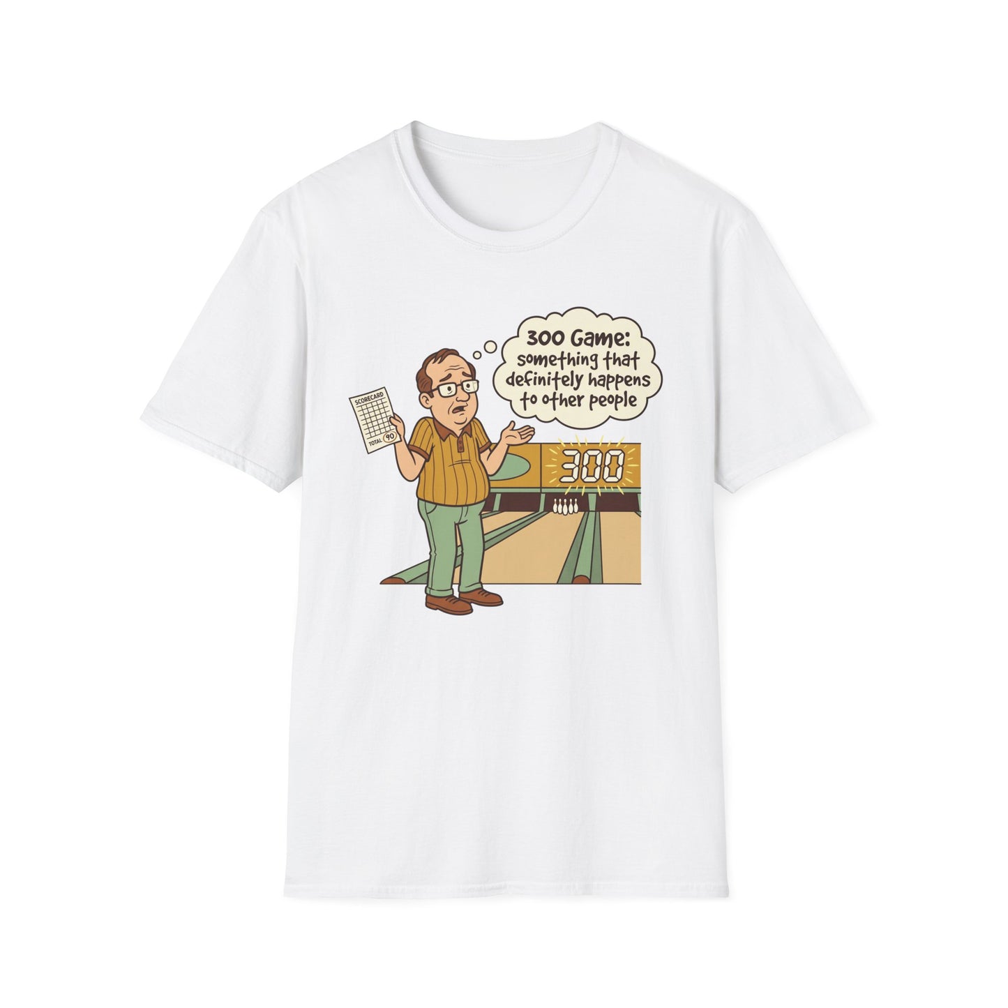 300 game funny bowling T-Shirt