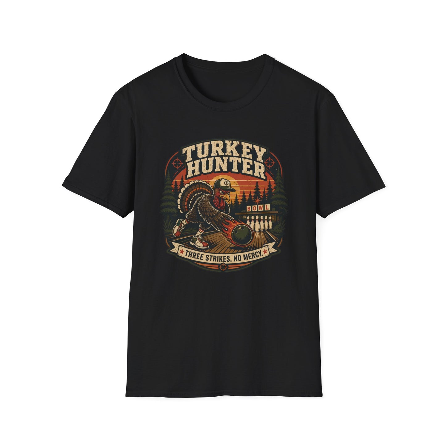 Turkey hunter bowling T-Shirt
