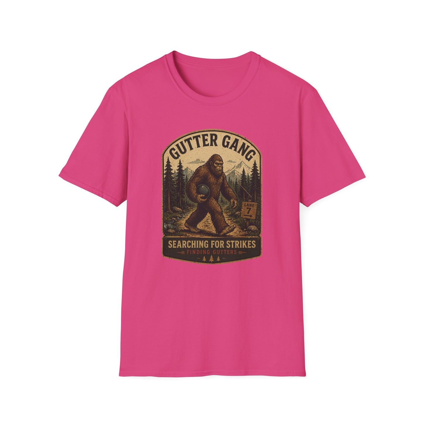 Sasquatch funny bowling T-Shirt