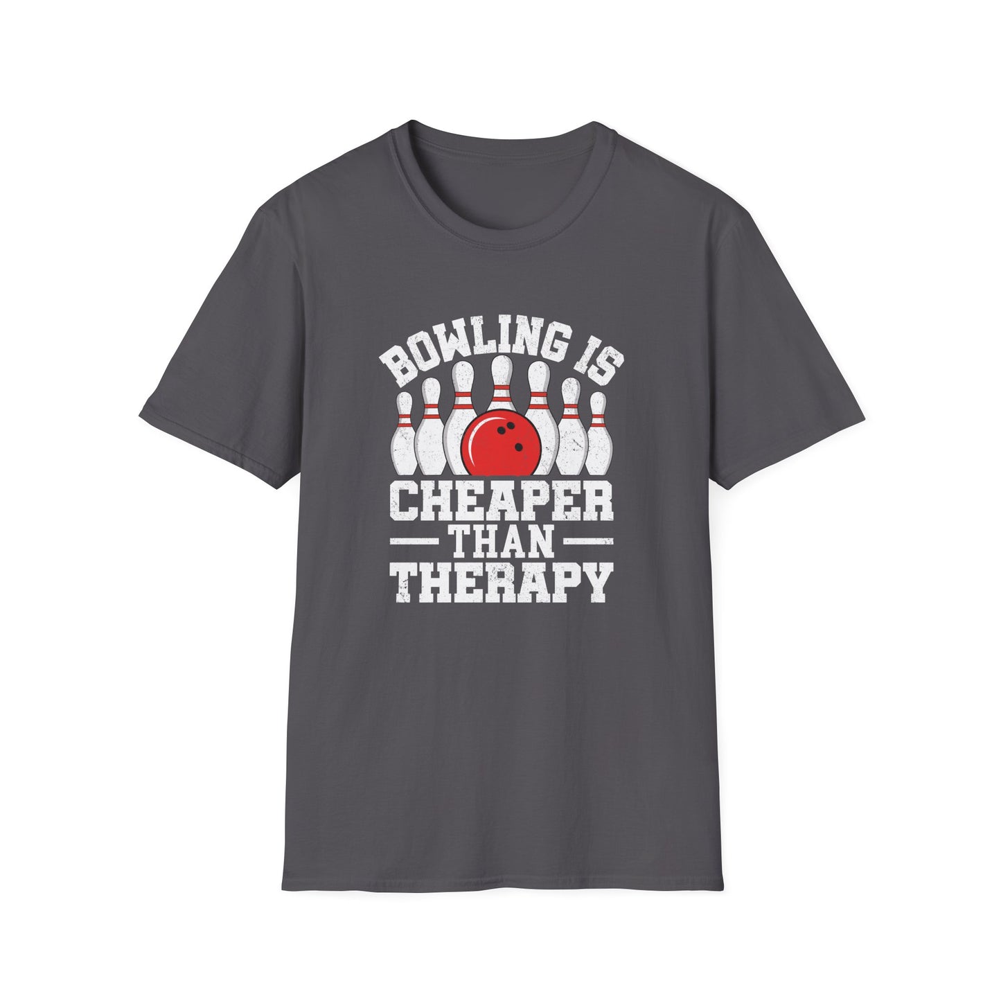 Bowling is cheaper than therapy funny T-Shirt