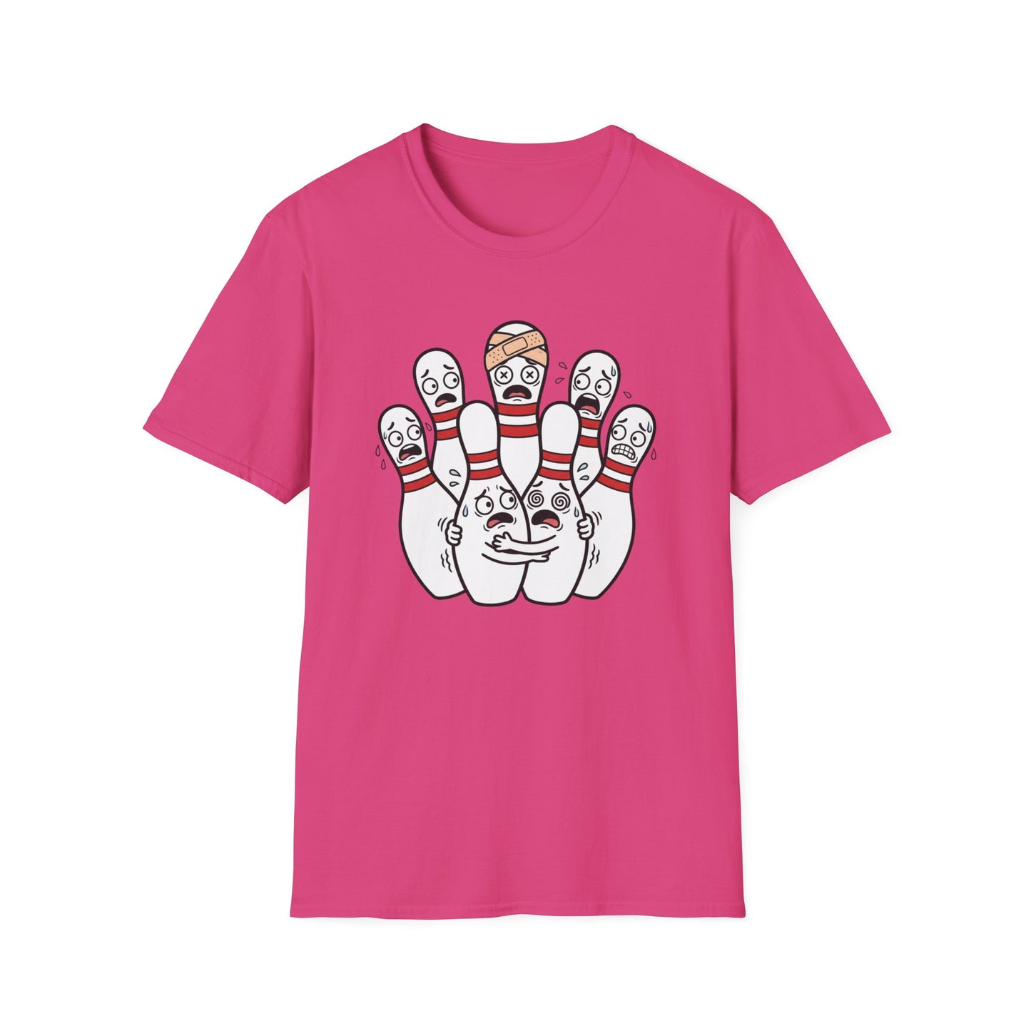 Scared pins funny bowling T-Shirt