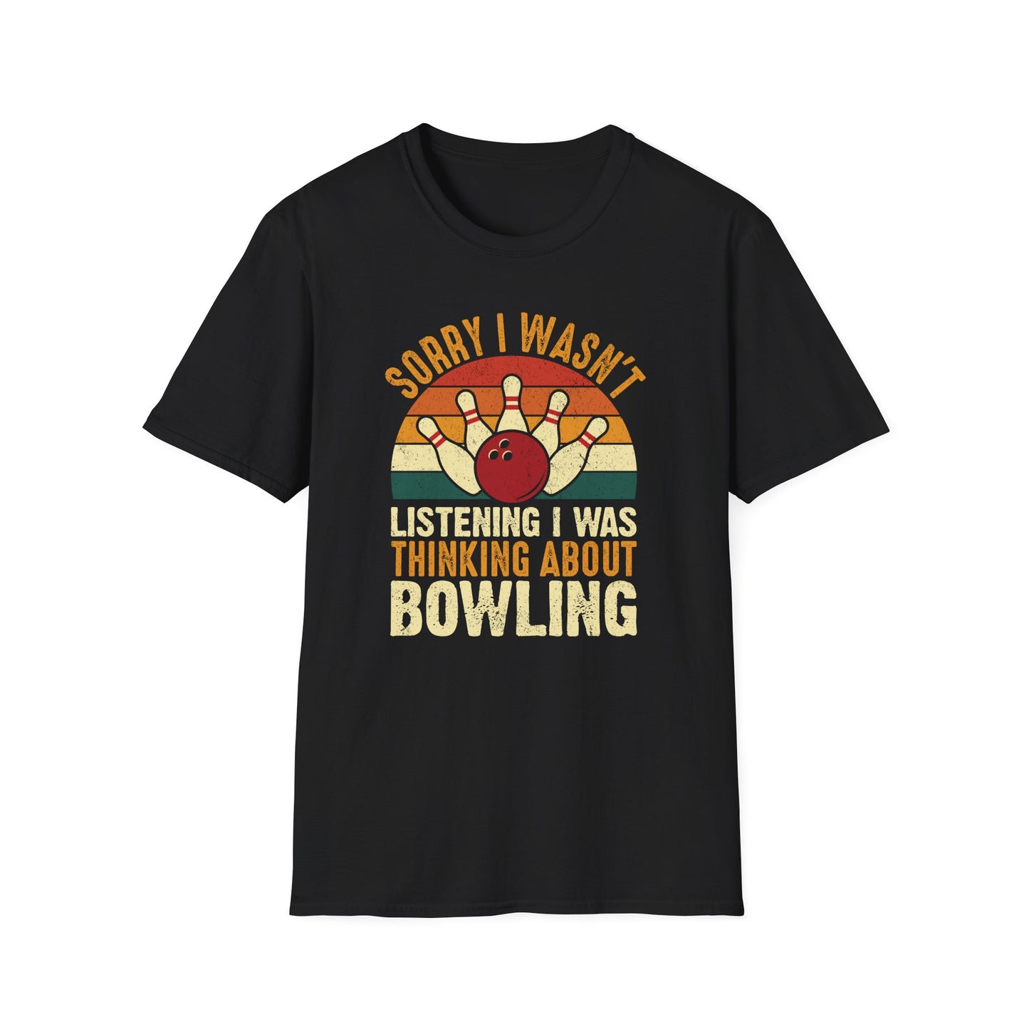 Thinking about Bowling funny T-Shirt