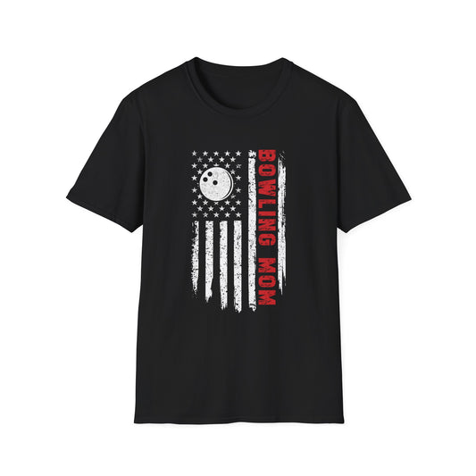 Bowling Mom USA T-Shirt