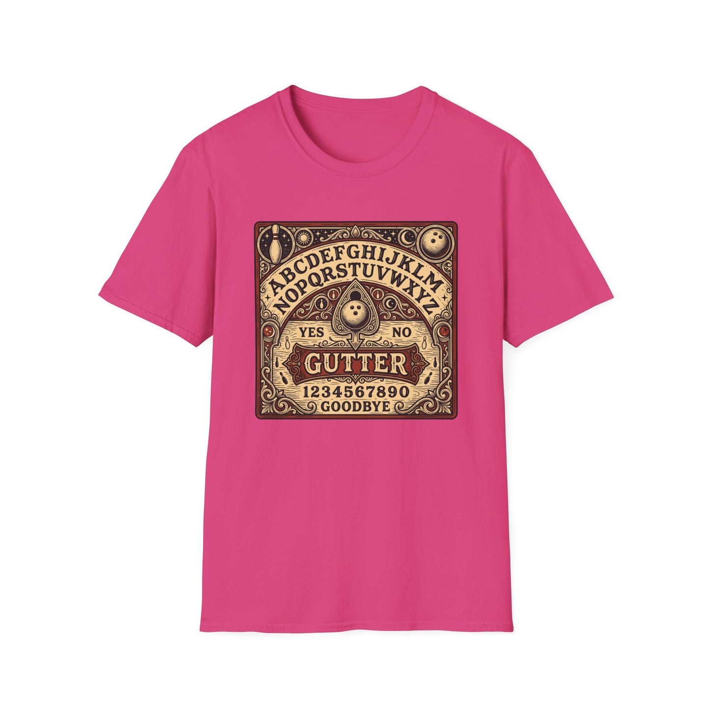 Funny gutter Ouija board design T-Shirt