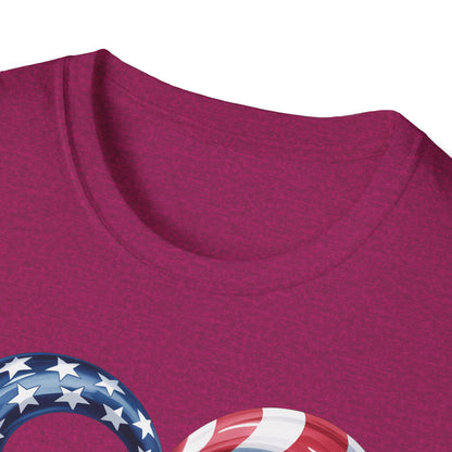 Bowling heart USA T-Shirt