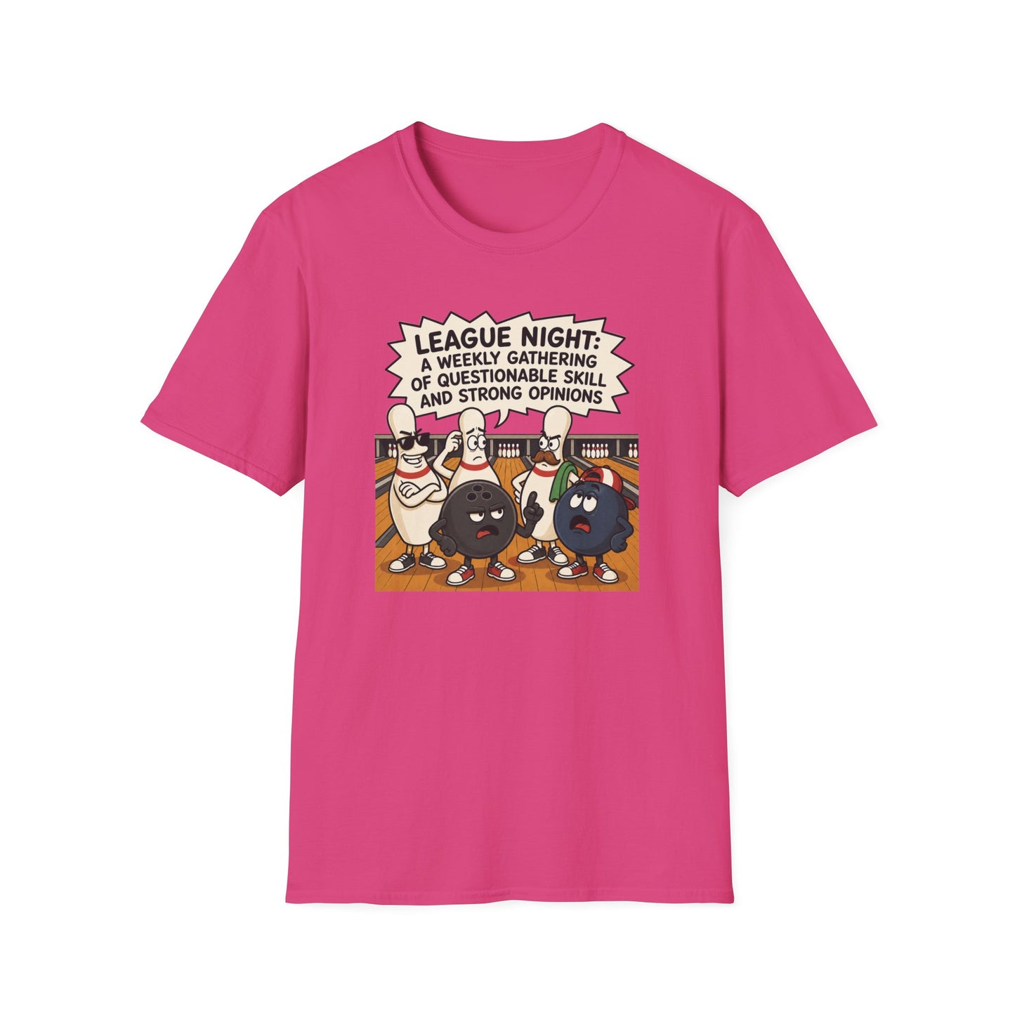 League night opinions funny bowling T-Shirt