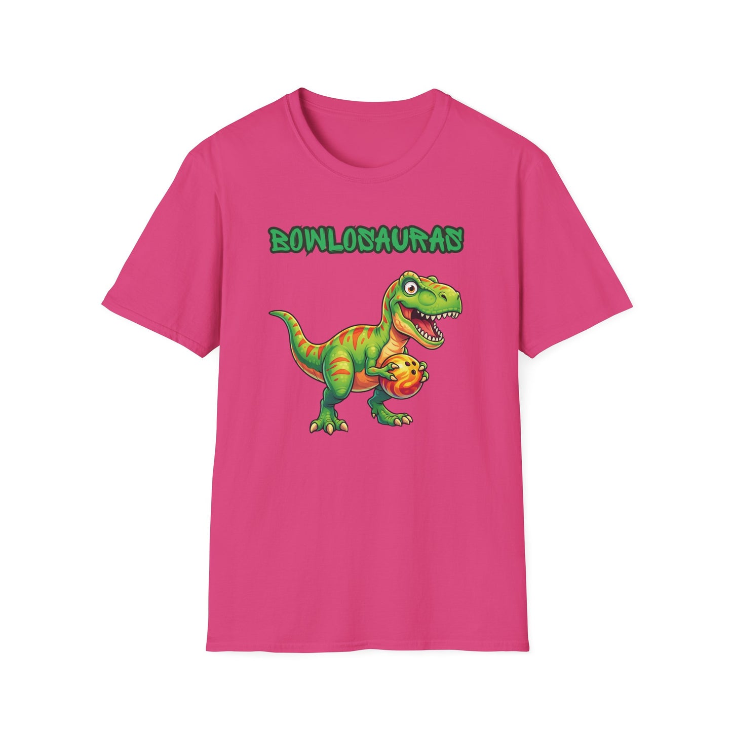 Big bowlosauras funny bowling T-Shirt