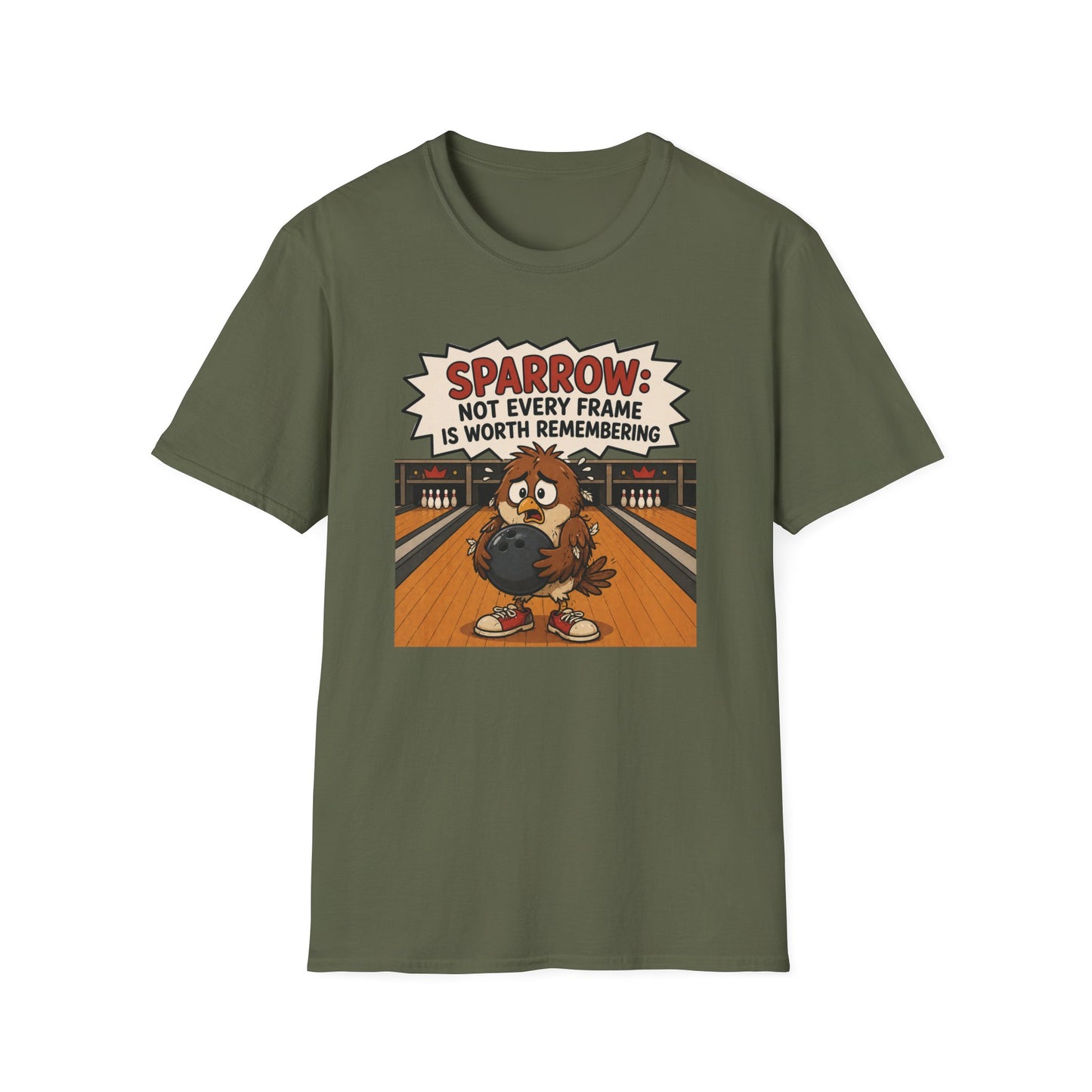 Sparrow funny bowling T-Shirt