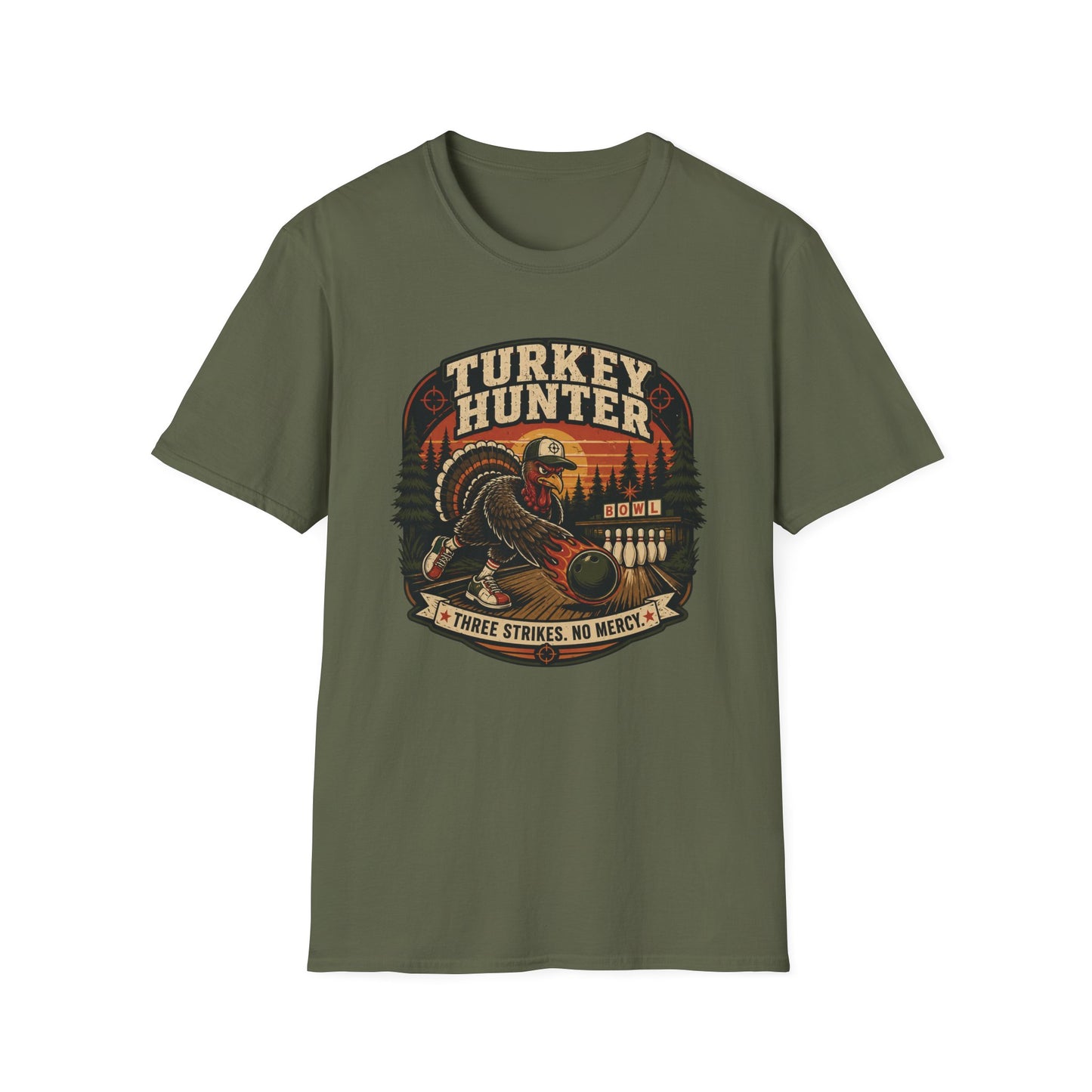 Turkey hunter bowling T-Shirt