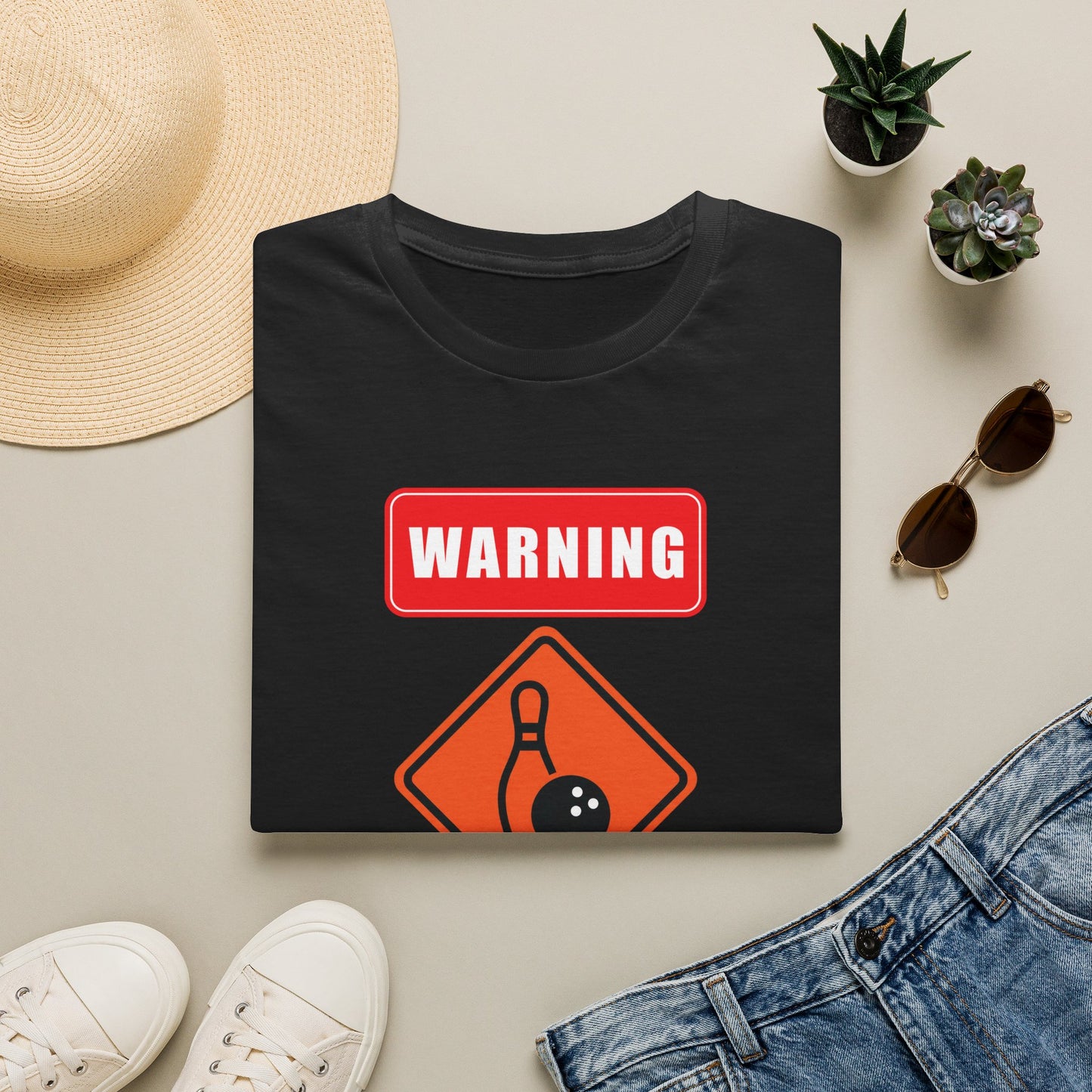 Warning funny bowling T-Shirt