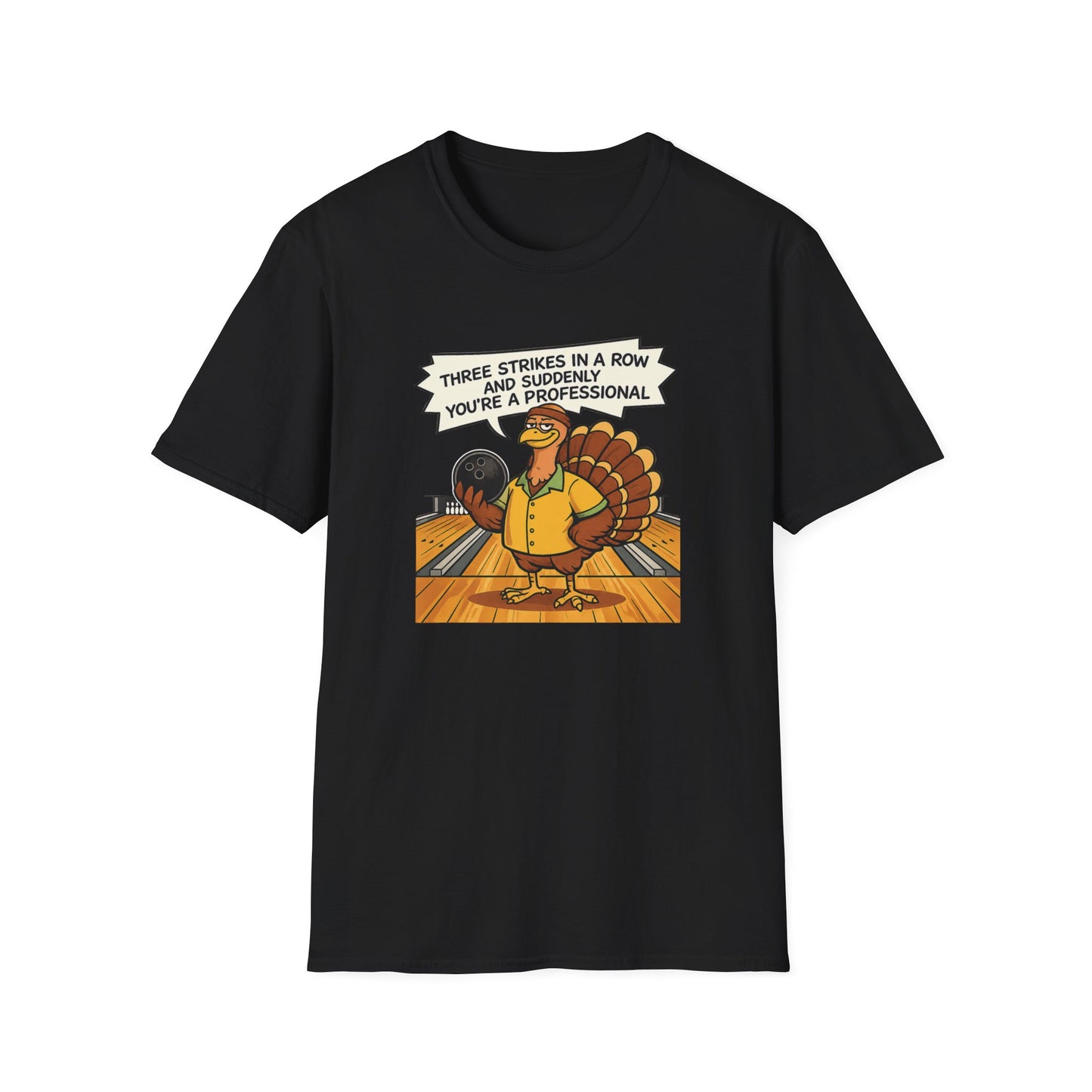 Funny turkey bowling T-Shirt