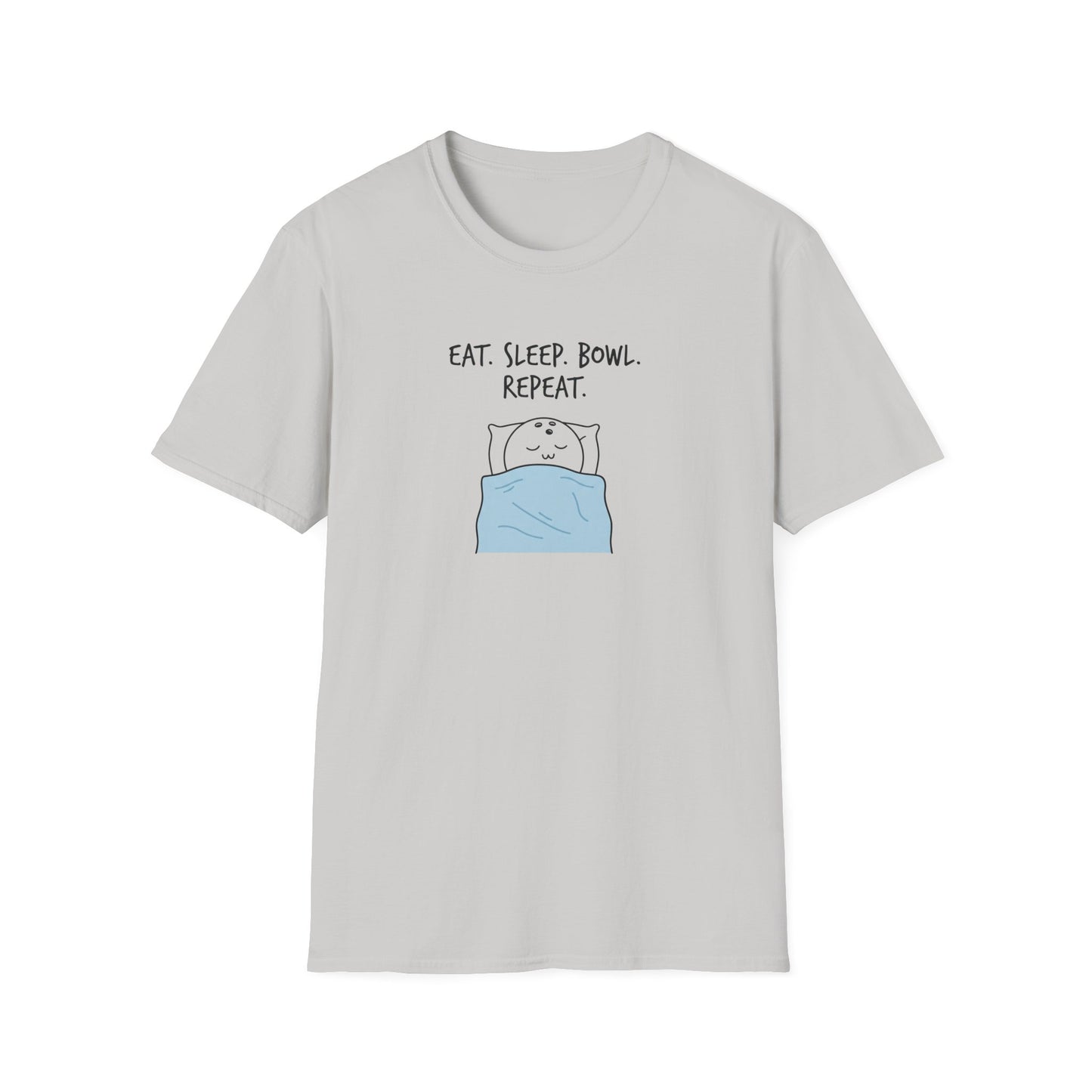 Eat, sleep bowl, repeat design T-Shirt