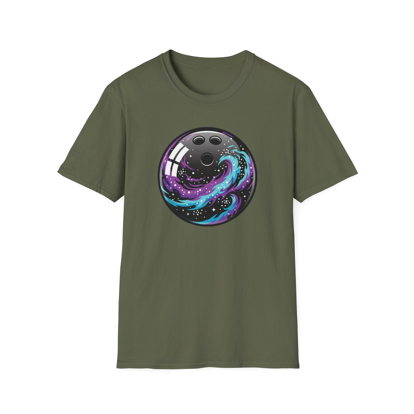 Galaxy waves bowling T-Shirt