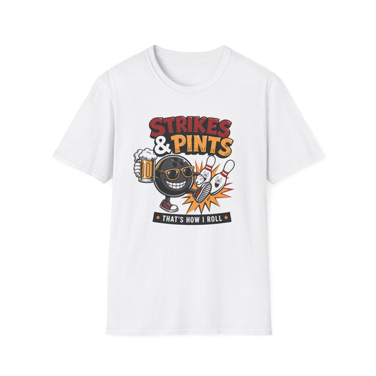 Strikes and Pints funny T-Shirt