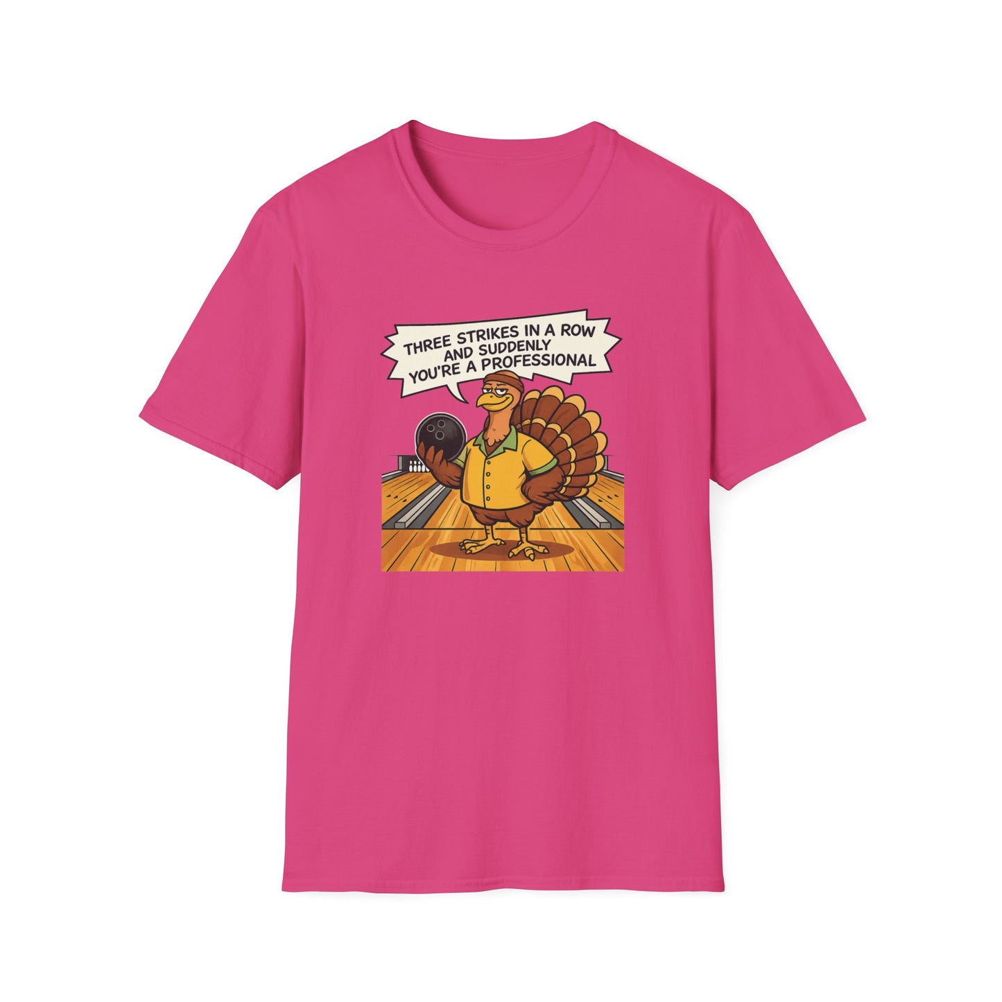 Funny turkey bowling T-Shirt