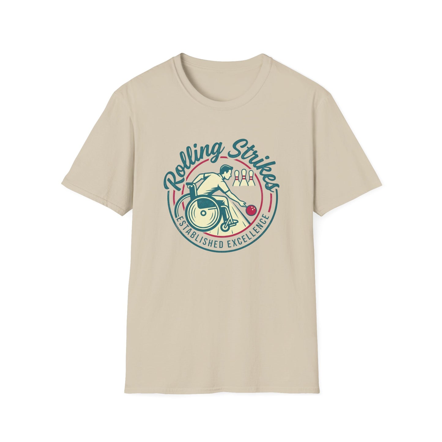 Wheelchair bowler bowling design T-Shirt