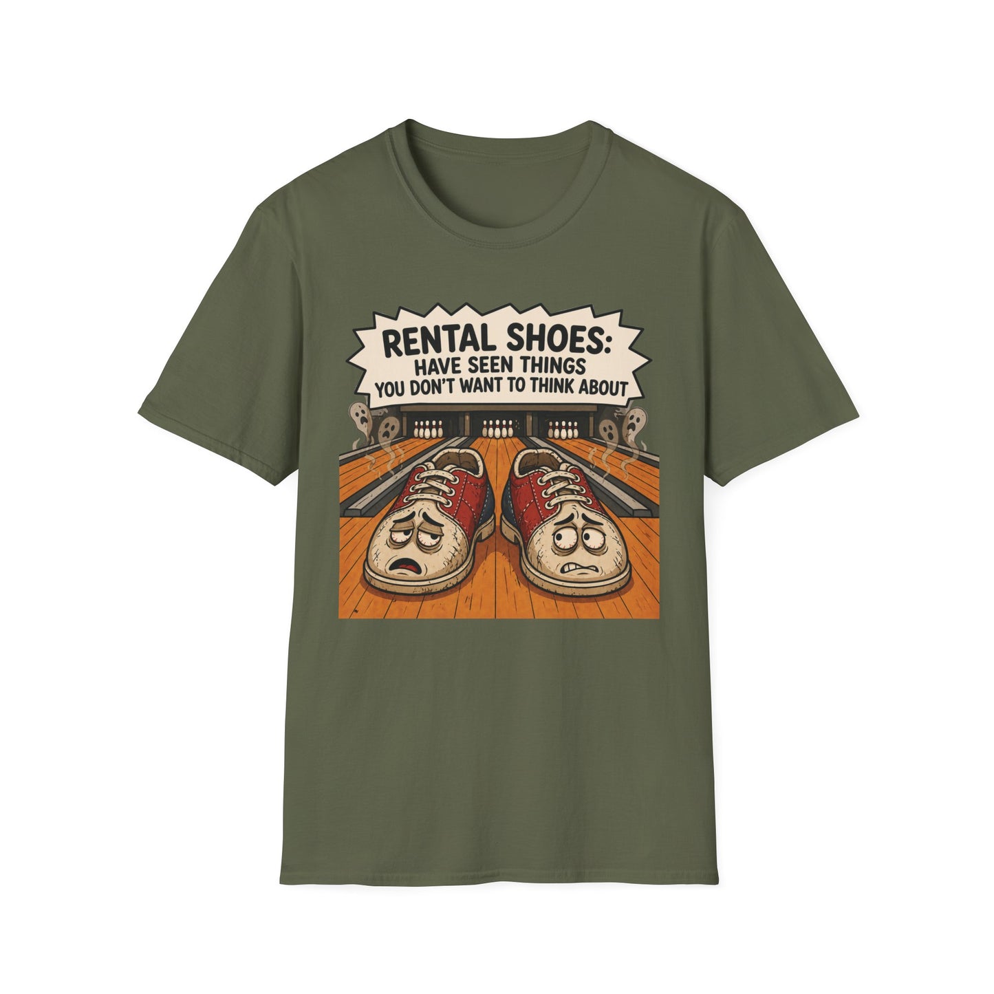 Rental shoes funny bowling T-Shirt